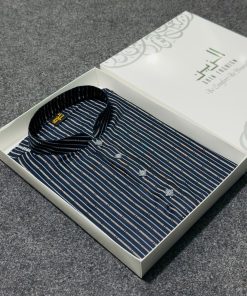 𝗜𝗡𝗗𝗜𝗔𝗡 𝗟𝗘𝗦𝗦 𝗖𝗢𝗧𝗧𝗢𝗡 𝗣𝗥𝗜𝗡𝗧 (𝐂𝐎𝐃 - 501)  < deepনেভি ব্লু উপরে গোল্ডেন স্ট্রাইব>